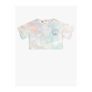 Koton Printed on the Back Smileyworld® T-Shirt Licensed, Tie-Dye Patterned