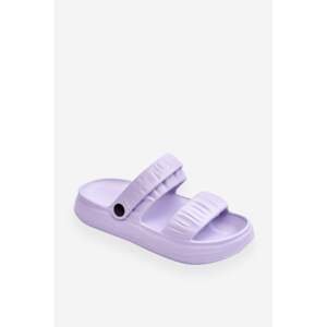 Sandals Foam Slide purple Lirell