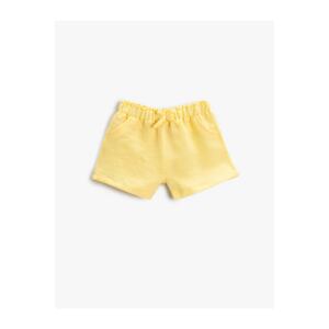 Koton The shorts have an elasticated waist and pockets above the knee.