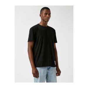 Koton Regular Fit Basic T-Shirt with Labels.