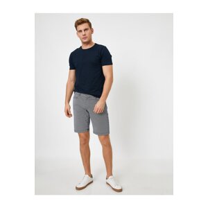 Koton Men's Blue Pocket Detailed Shorts