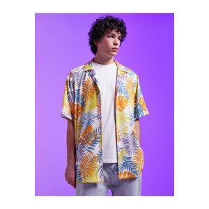 Koton Patterned Short Sleeve Shirt