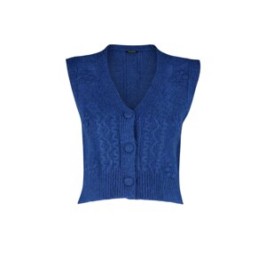 Trendyol Saks Soft Textured Tricot Sweater