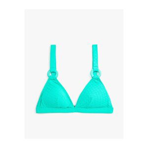 Koton Triangle Bikini Top With Accessories