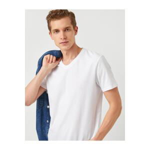 Koton V-Neck Basic T-Shirt