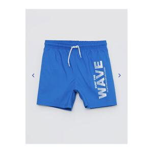 LC Waikiki Boys Swim Shorts with an Elastic Printed Waist
