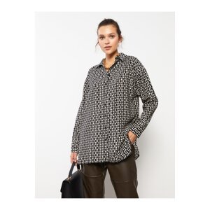 LC Waikiki Women's Long-Sleeved Oversized Shirt with Button Fastening