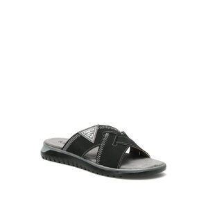 KINETIX  Diaz 2Fx Black Man Outdoor Slippers