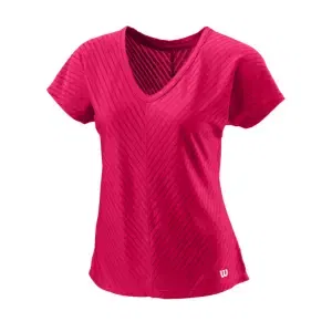 Dámské tričko Wilson  Training V-Neck II W Love M