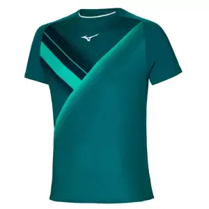 Pánské tričko Mizuno  Shadow Graphic Tee Harbor Blue M