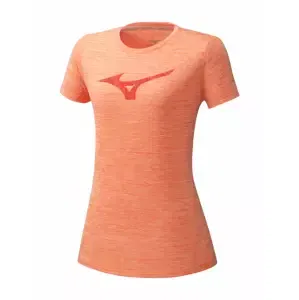 Dámské tričko Mizuno Core RB Graphic Tee oranžové, S