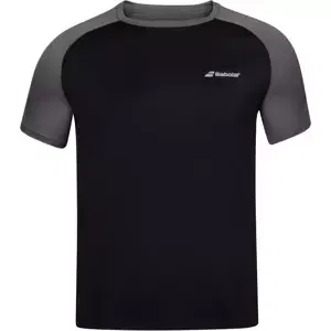 Pánské tričko Babolat  Play Club Crew Neck Tee Black XL