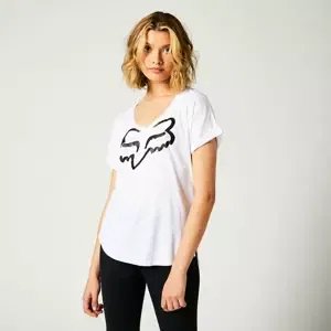 Dámské tričko Fox  Boundary Ss Top White