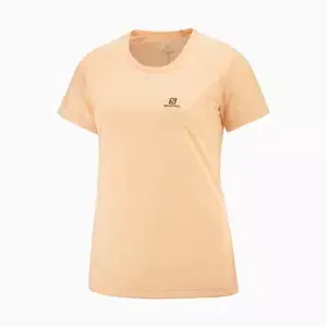 Dámské tričko Salomon  Cross Rebel SS Tee Apricot Ice