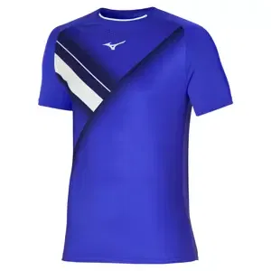 Pánské tričko Mizuno  Shadow Graphic Tee Violet Blue M