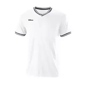 Pánské tričko Wilson  Team II High V-Neck White S