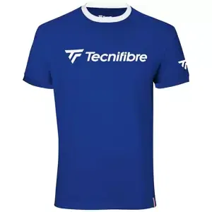 Pánské tričko Tecnifibre  Cotton Tee Royal M