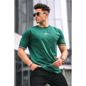 Madmext Dark Green Basic Men's T-Shirt