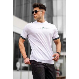 Madmext Basic White Men's T-Shirt