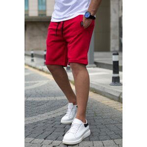 Madmext Men's Red Regular Fit Shorts 4842