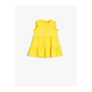 Koton Dress Mini Frilly Sleeveless Crewneck