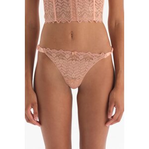 Dagi Salmon Satin Detailed Thong Panties