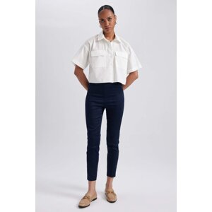 DEFACTO Cigarette Fit Satin Pants