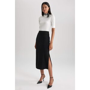 DEFACTO Normal Waist Midi Knitted Skirt