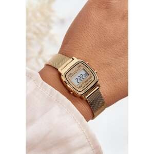 Women's retro digital watch Ernest gold