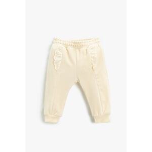 Koton Baby Girl Beige Sweatpants