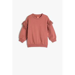 Koton Baby Girl Pink Sweatshirt