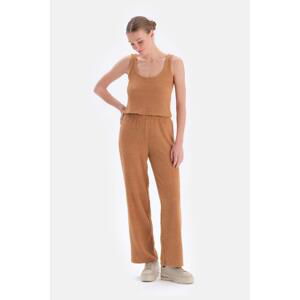 Dagi Camel Chenille Trousers