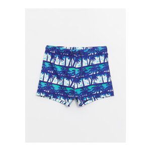 LC Waikiki LCW ECO Boys' Elastic Waist Printed Boxer Swimsuit