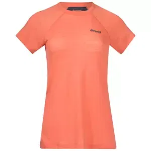 Women's T-shirt Bergans Floyen Wool Tee Orange