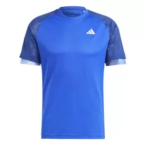 Men's adidas Melbourne Ergo Tennis HEAT T-Shirt. RDY Raglan T-Shirt Blue XL