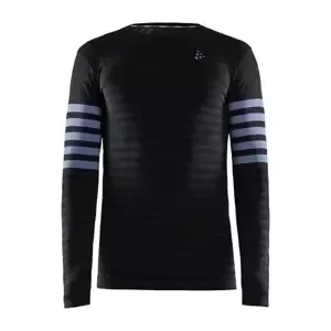Men's T-shirt Craft Fuseknit Comfort Blocked LS Black, L