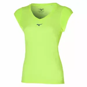 Women's Mizuno Aero Tee Neolime T-Shirt