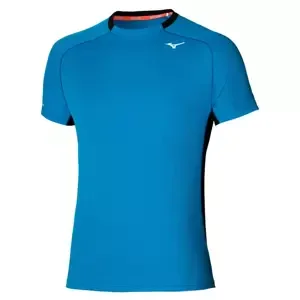 Men's T-shirt Mizuno DryAeroFlow Tee Mykonos Blue, XL