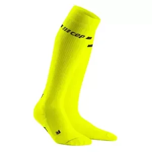 Women's compression knee-high socks CEP Neon yellow, II