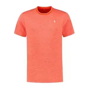 Men's T-Shirt K-Swiss Hypercourt Double Crew Spicy Orange M