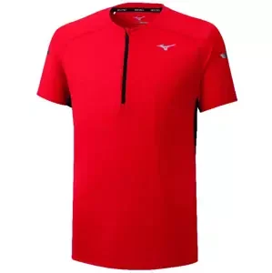 Men's T-shirt Mizuno Solarcut ER Trail HZ Tee red, L