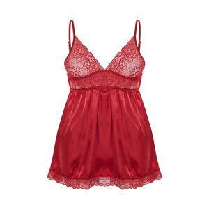 Trendyol Curve Burgundy Lace Detailed Babydoll