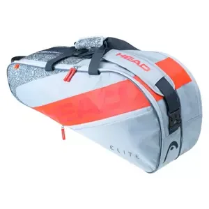 Head Elite 6R Grey/Orange Racquet Bag