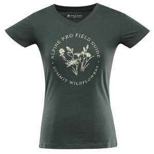 Women's quick-drying T-shirt ALPINE PRO NEGA myrtle variant pa