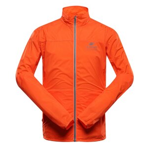 Men's ultralight jacket with impregnation ALPINE PRO SPIN spicy orange