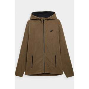 Men's 4F Fleece Hooded 4FAW23TFLEM121-82S Brown