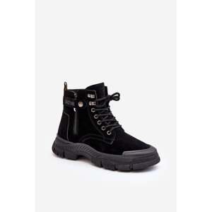 Women's insulated suede ankle boots Jailina Trapper