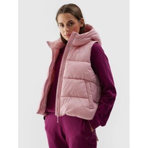 Women's 4F Synthetic Down Down Vest - Pink
