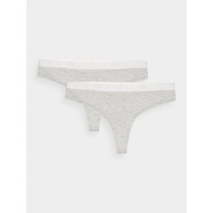 Women's Underwear Panties 4F (2 Pack) - Grey