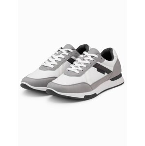 Ombre Men's mesh sneaker shoes - grey